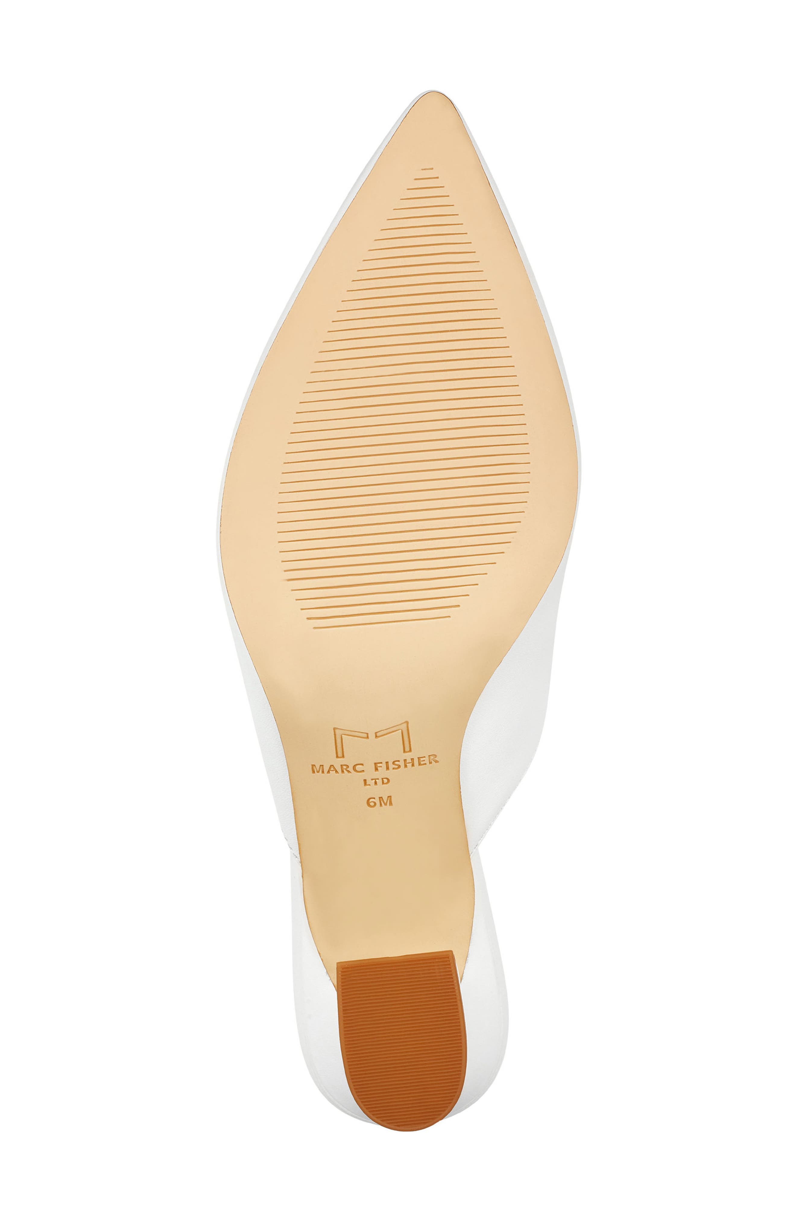 Bancy Pointed Toe Mule, Alternate, color, WHITE LEATHER