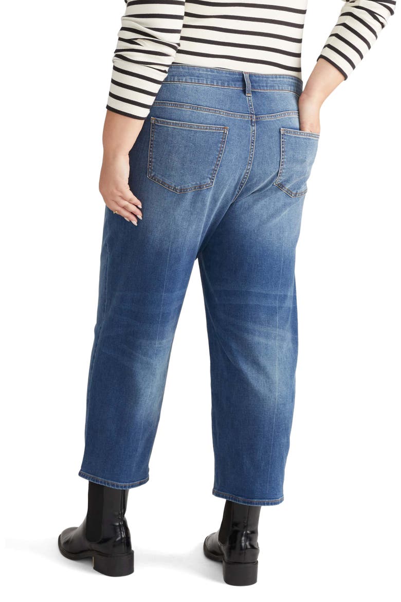 Crop Boyfriend Jeans, Alternate, color, DARK VINTAGE INDIGO