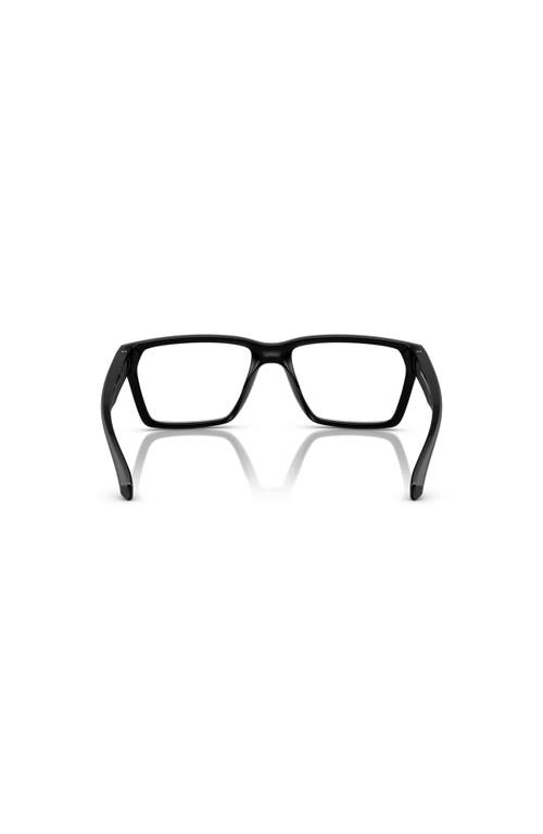 Arnette 53mm Rectangle Optical Glasses In Brown