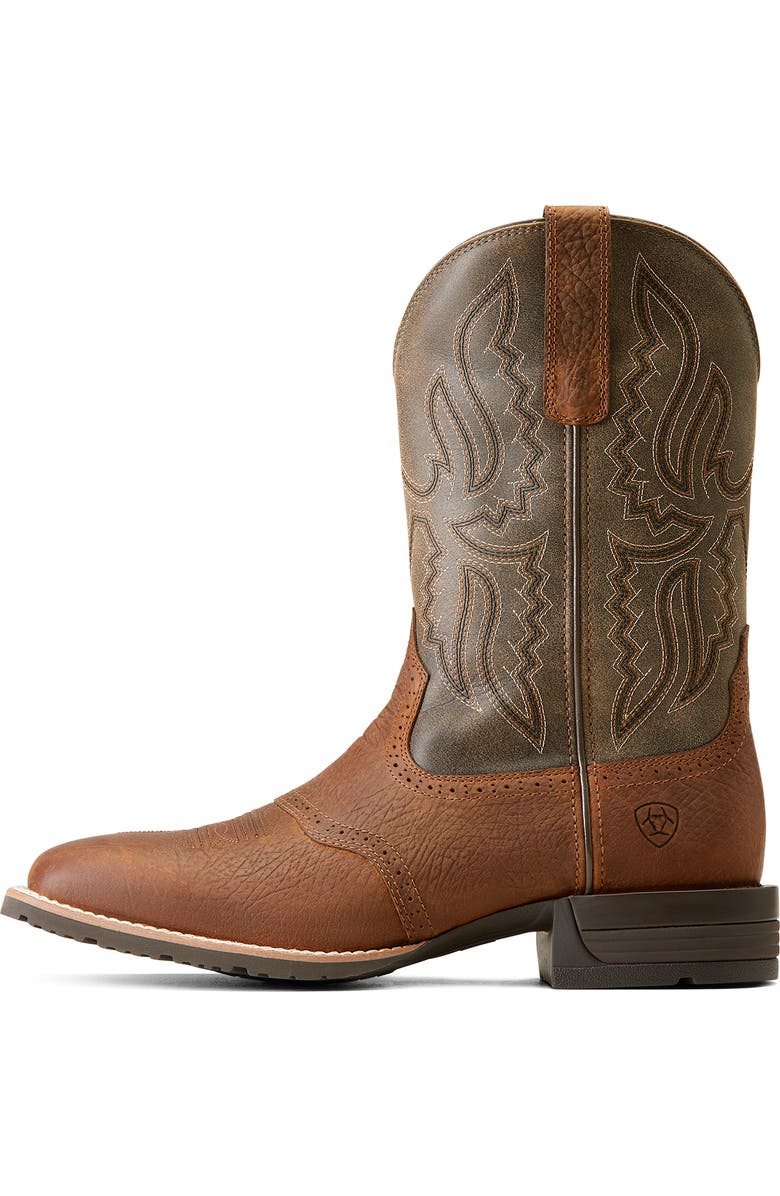 Ariat Hybrid Ranchway Western Boot, Alternate, color, Earth/ Arizona Brown