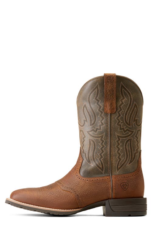 Ariat Hybrid Ranchway Western Boot In Brown