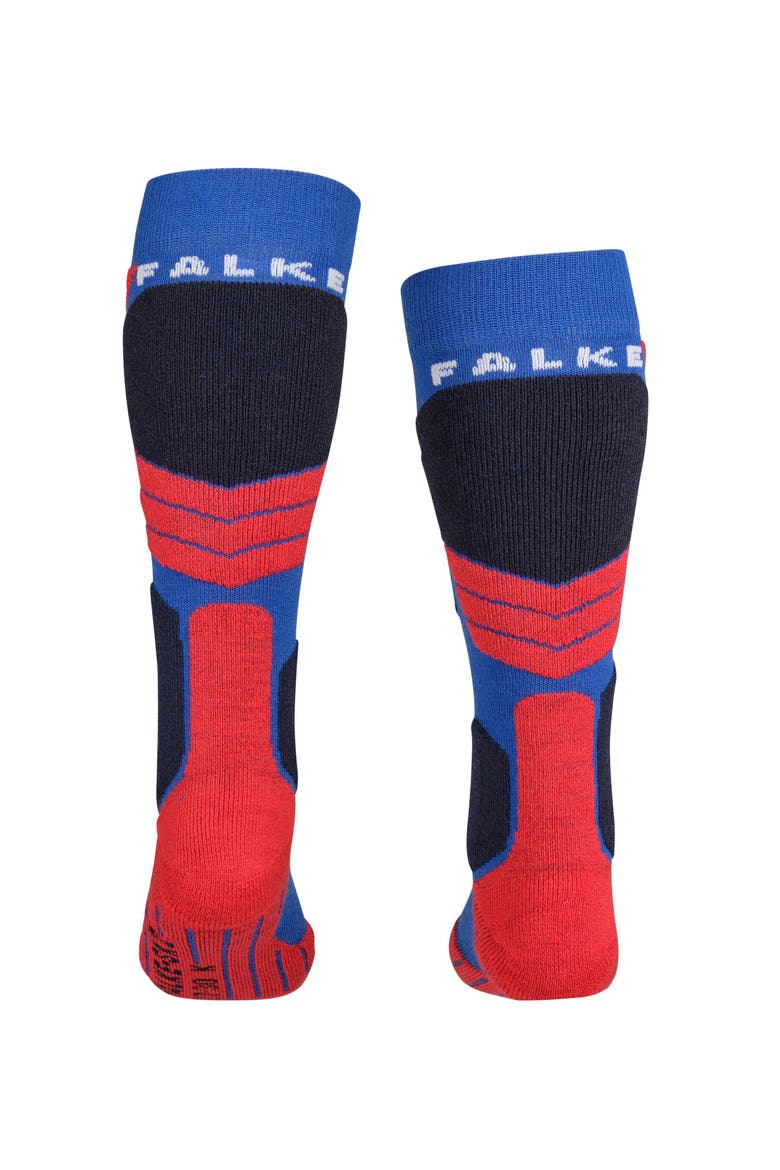 SK2 Intermediate Ski Socks, Alternate, color, Cobalt Blue