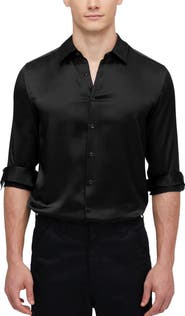 Lilysilk Women's Mulberry Silk Basic Mens Shirt