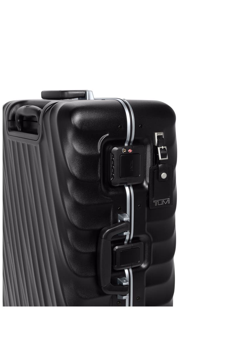 19 Degree Frame Medium Expandable Checked Luggage, Alternate, color, BLACK TEXTURE