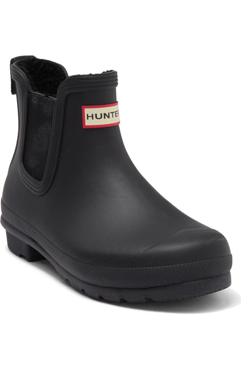 Hunter Original Insulated Waterproof Chelsea Boot, Main, color,