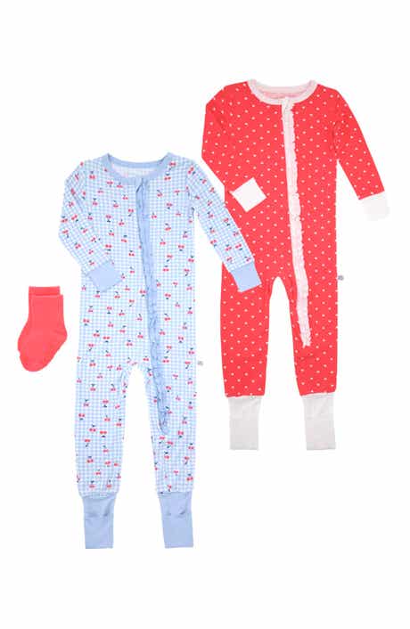 SLEEP ON IT Kids' Assorted 2-Pack Pajamas & Socks Set