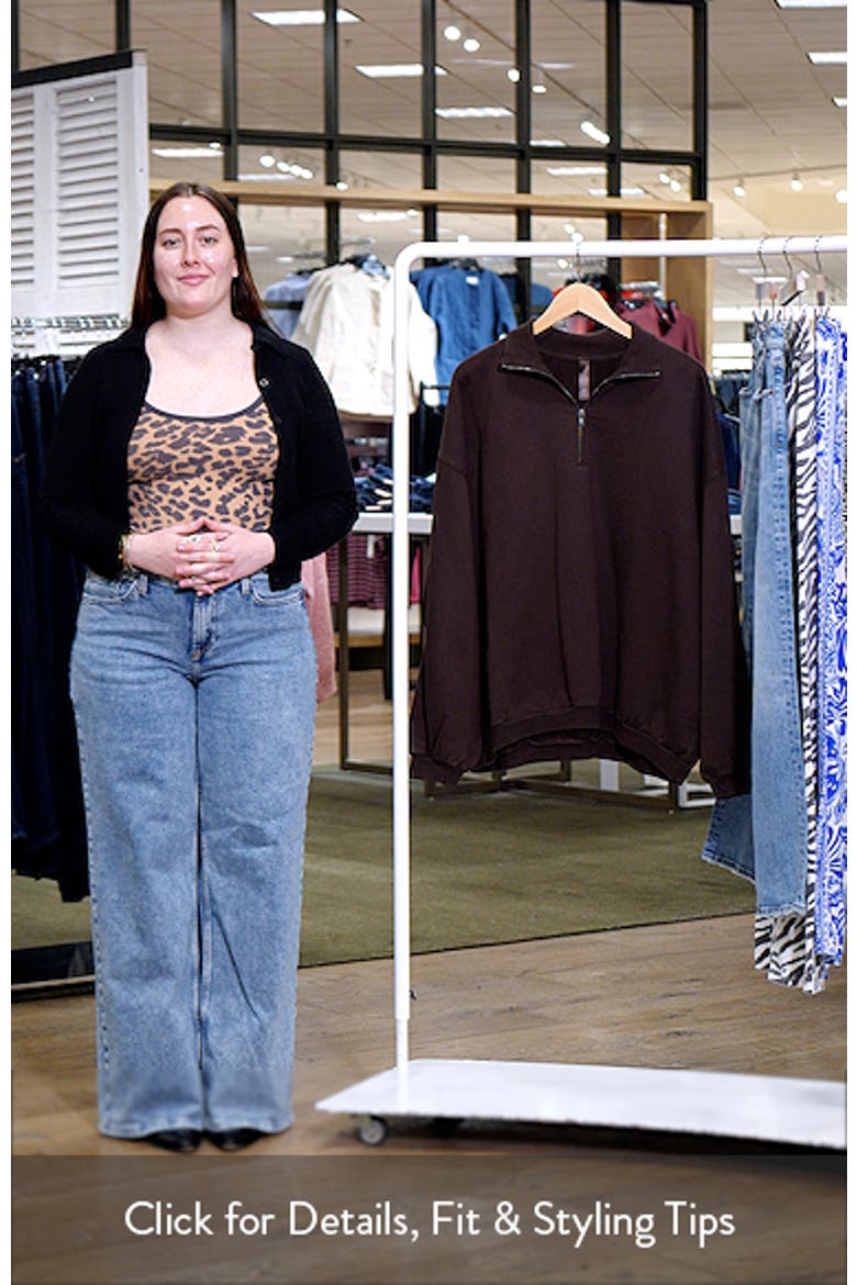 Slouchy Half Zip Pullover video