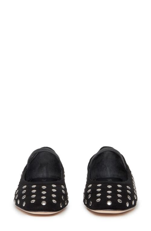 Paige Joya Stud Mary Jane Flat In Black