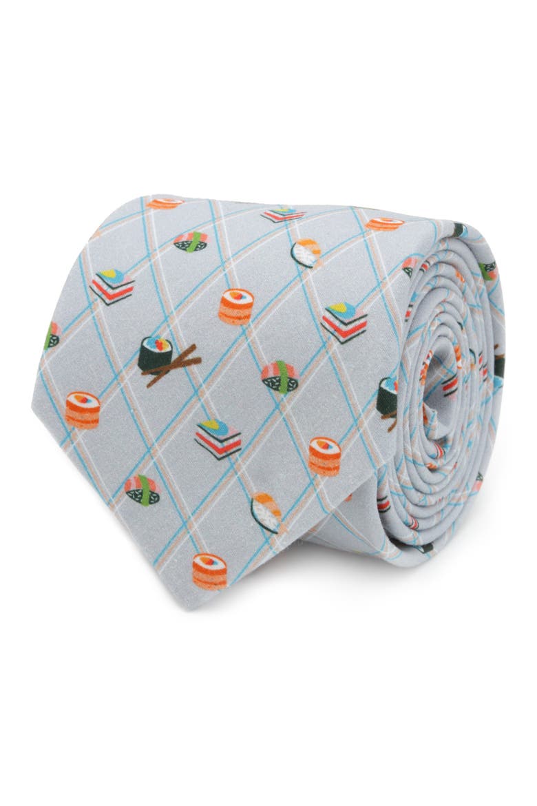 Sushi Cotton Tie, Alternate, color, MULTI
