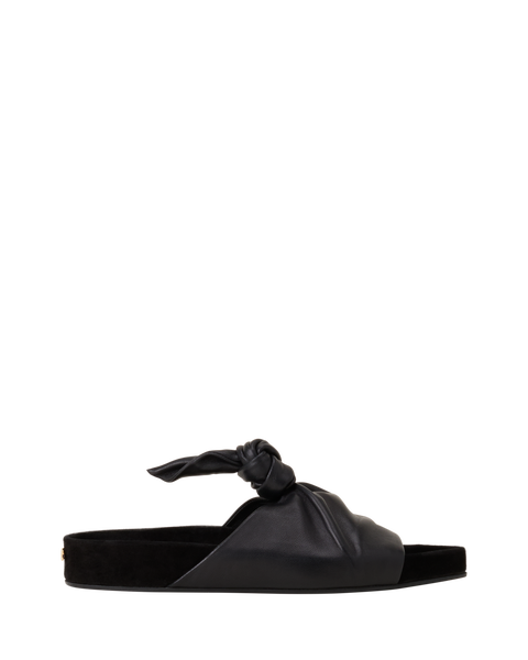 Cocoon Flat Leather Mule
