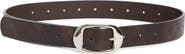 Steve Madden Perforated Reversible Faux Leather Belt