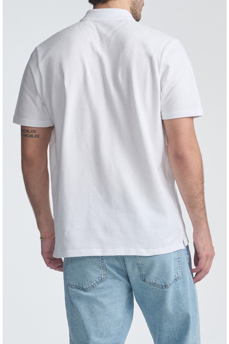 Half Zip Polo, Alternate, color, WHITE