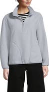 Lands' End Half Zip Cozy High Pile Fleece Pullover