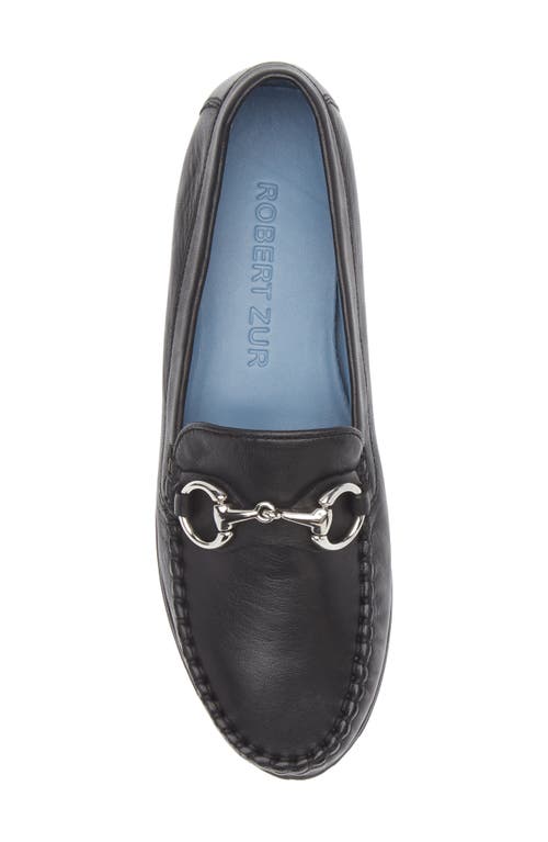 Robert Zur Soho Classic Bit Loafer In Black
