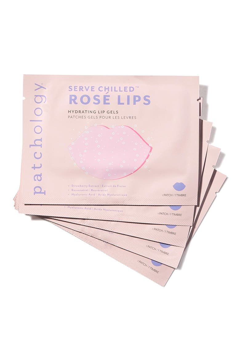 5-Pack Serve Chilled Rosé Lip Gels, Main, color, NO COLOR