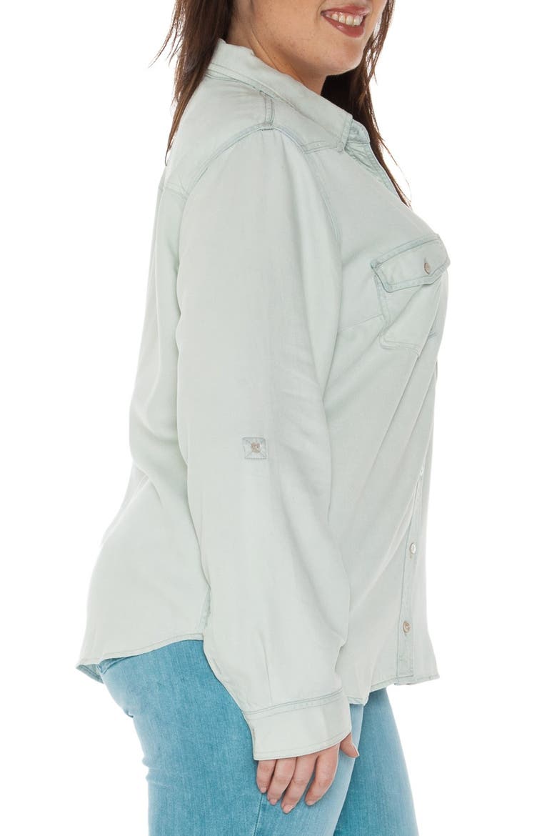 Western Denim Shirt, Alternate, color, AMANDA