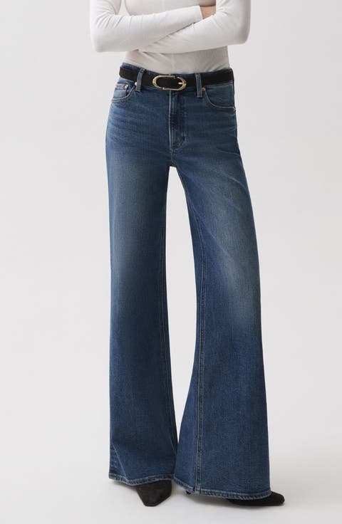 Vivian High Waist Wide Leg Petite Jeans
