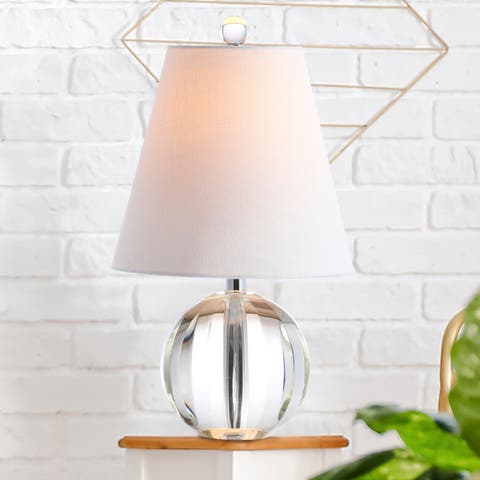 Goddard 16" Crystal Ball/Metal LED Table Lamp