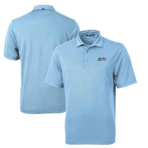 Men's Cutter & Buck Light Blue UCF Knights Citronaut Virtue Eco Pique Recycled Polo