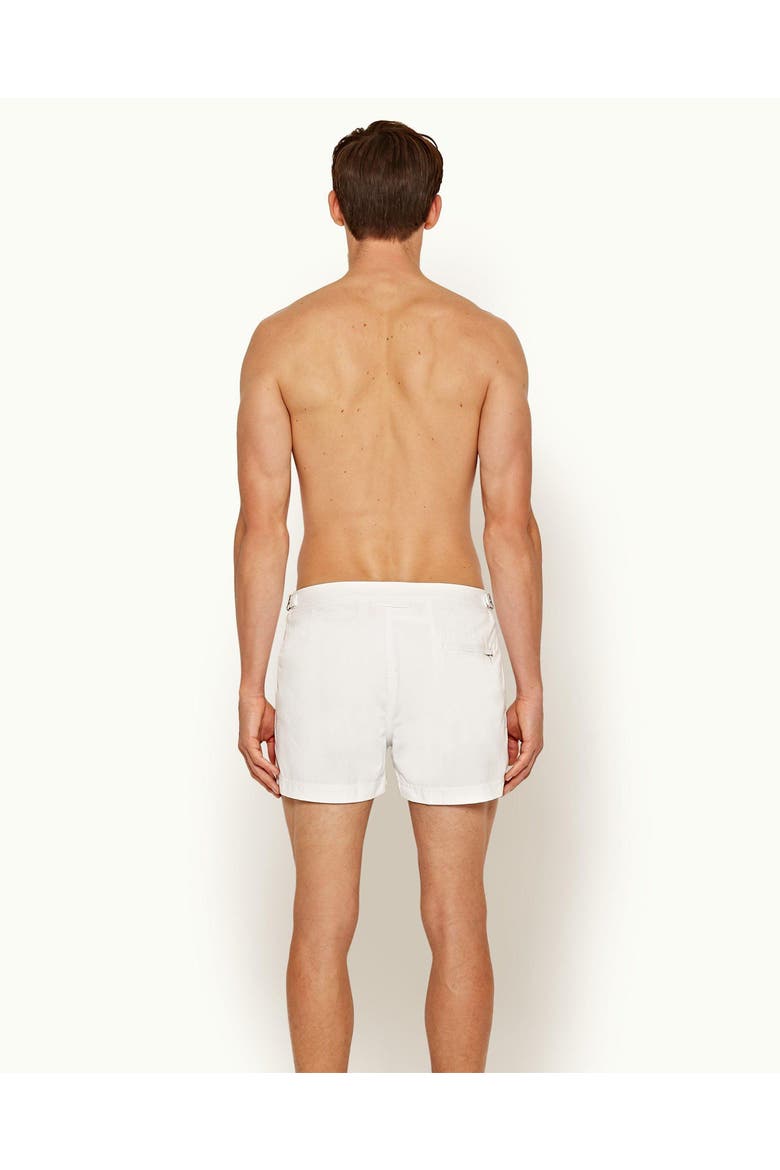 Springer Tailored-Fit Swim Shorts, Alternate, color, White