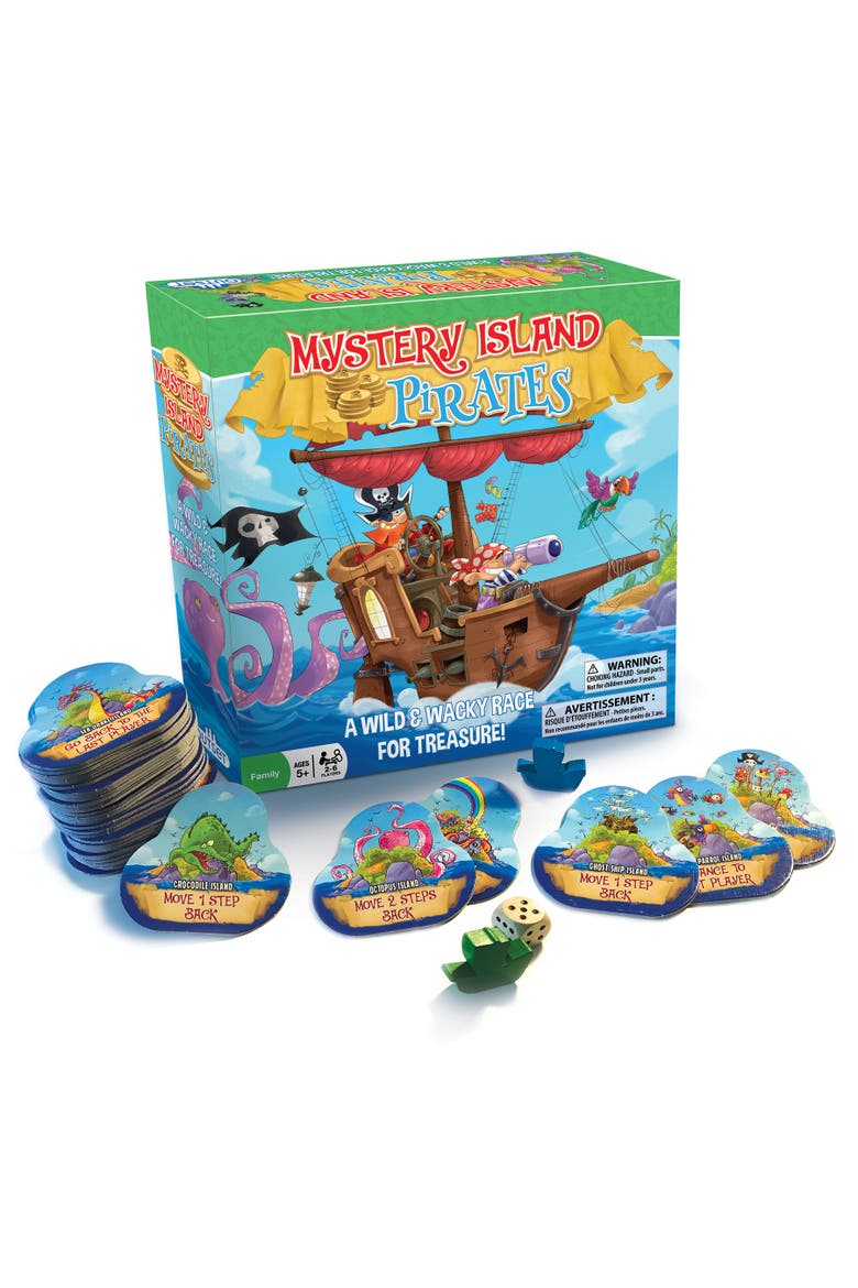 Mystery Island Pirates Tile Game, Alternate, color, Multicolored