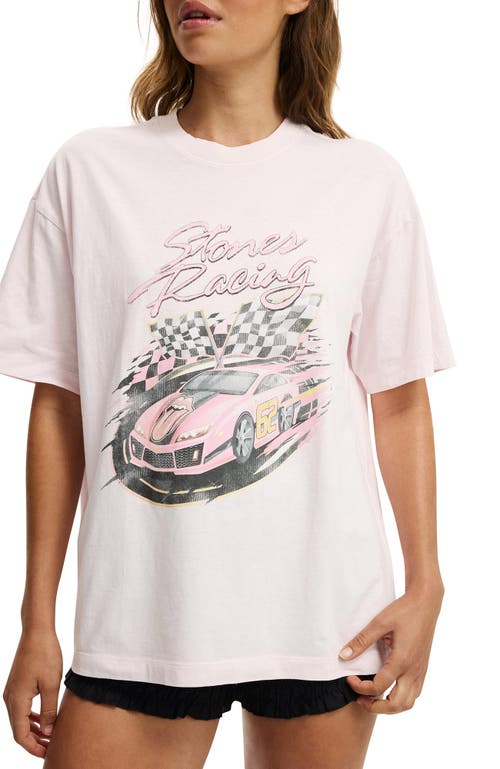 Cotton On The Lcn Music Boxy Graphic Tee In White