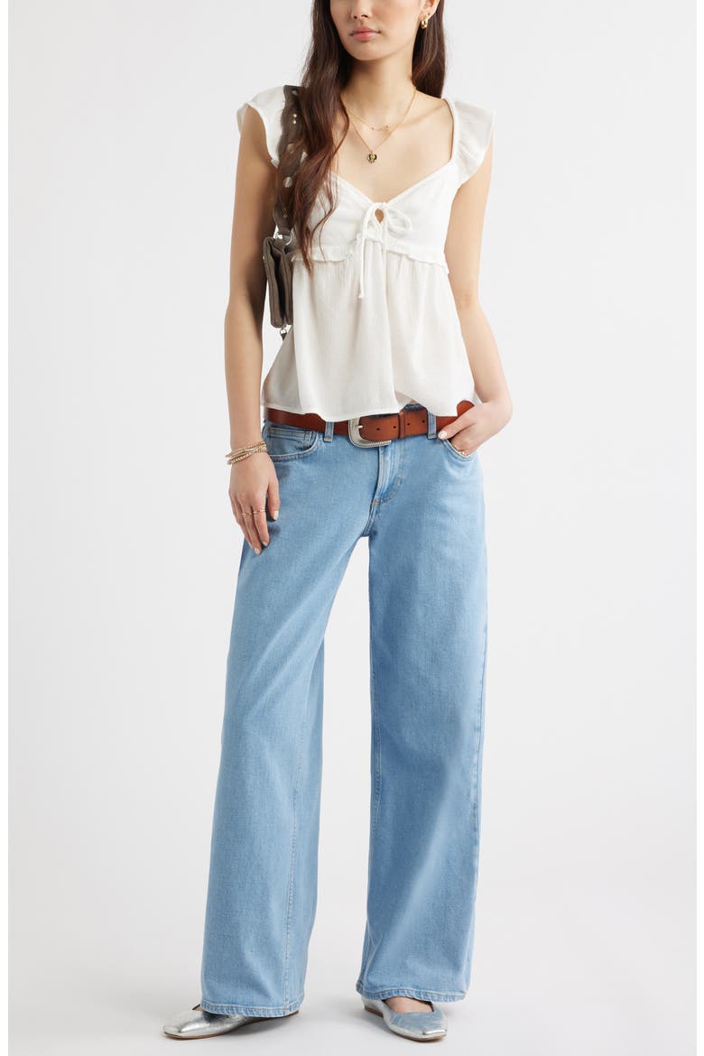 Low Rise Baggy Wide Leg Jeans, Alternate, color, PALMS WASH