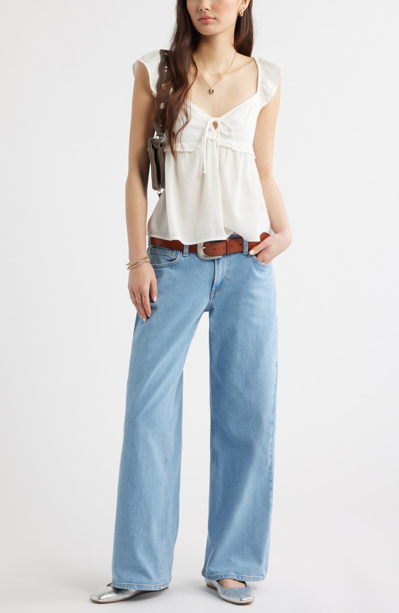 BP. Low Rise Baggy Wide Leg Jeans, Alternate, color, Palms Wash