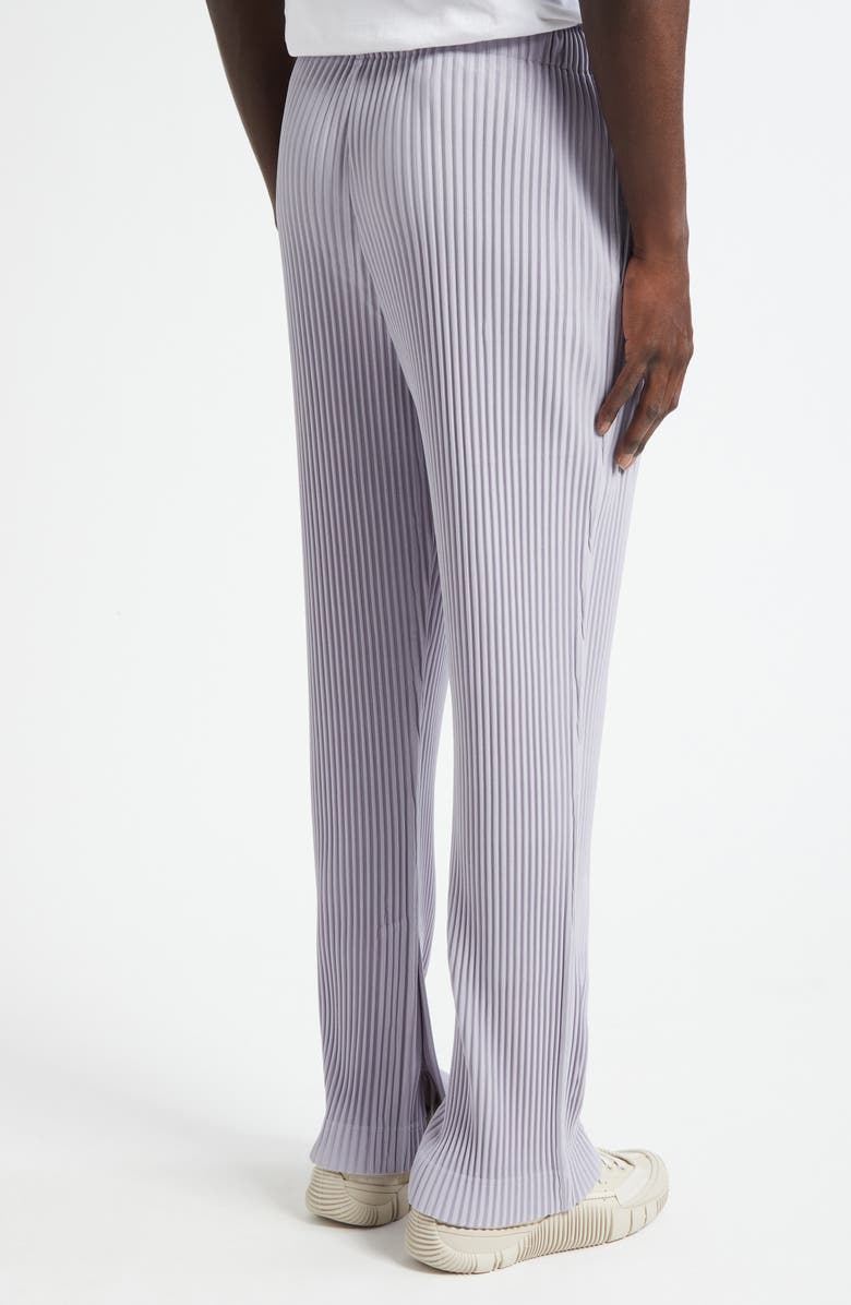 Homme Plissé Issey Miyake Monthly Colors June Pleated Straight Leg Pants, Alternate, color, Cloud Gray