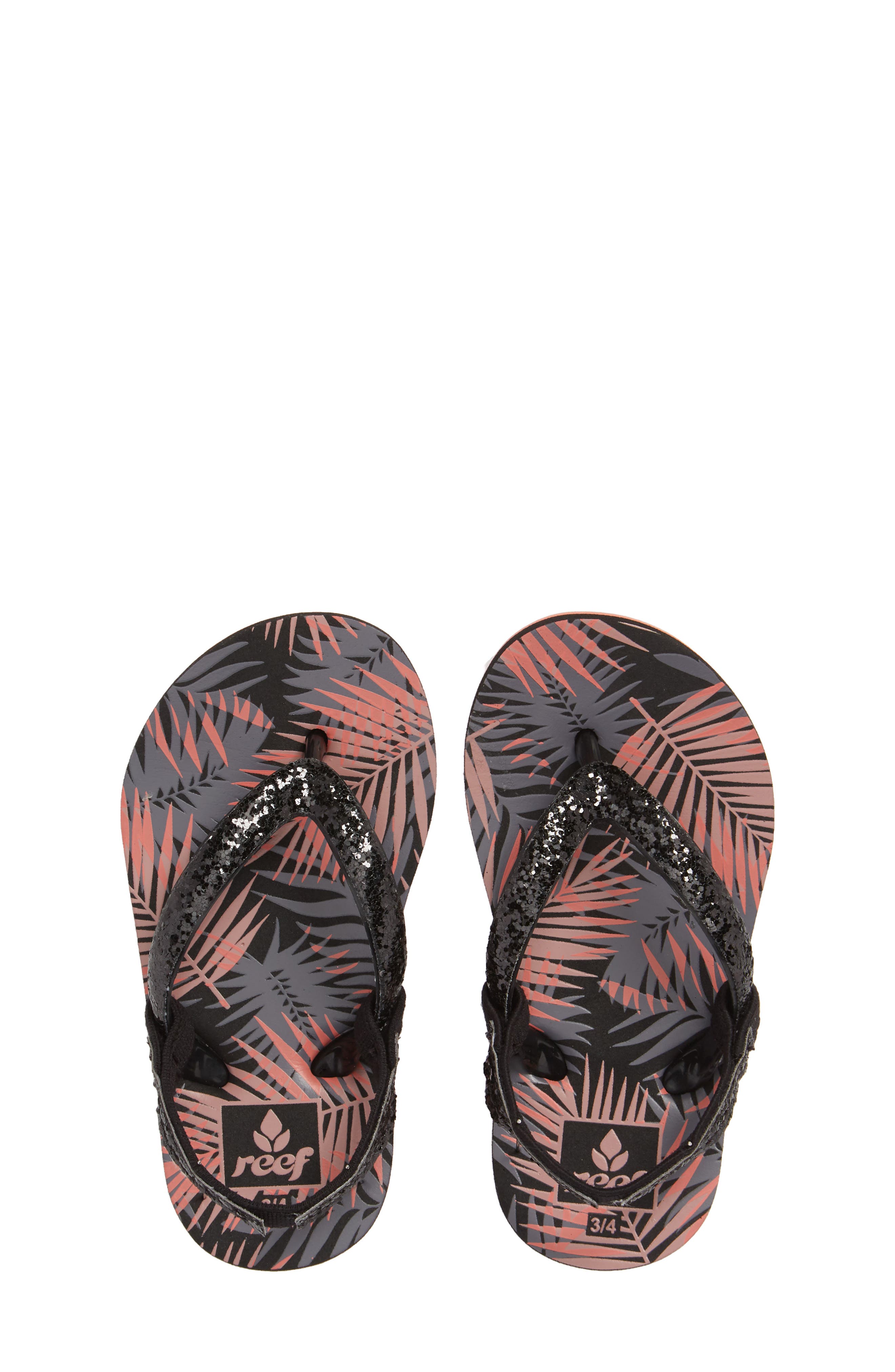 Reef Little Stargazer Print Flip Flop, Main, color, 
