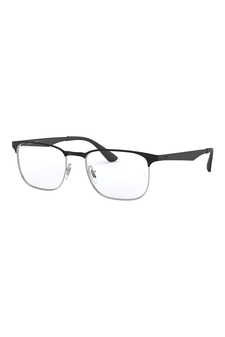 54mm Optical Glasses, Alternate, color, SILVER/ BLACK