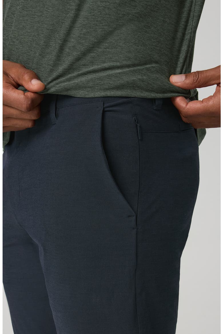 Aim Slim Fit Trouser Pants, Alternate, color, NAVY LINEN TEXTURE