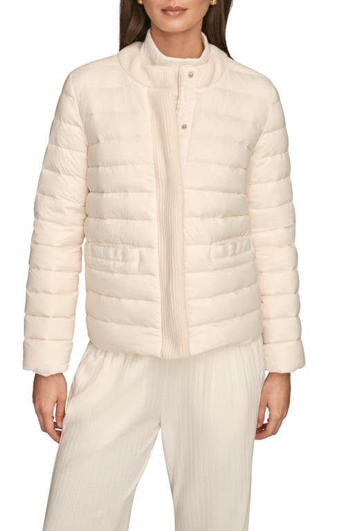 Donna Karan New York Nylon Down Jacket In Multi