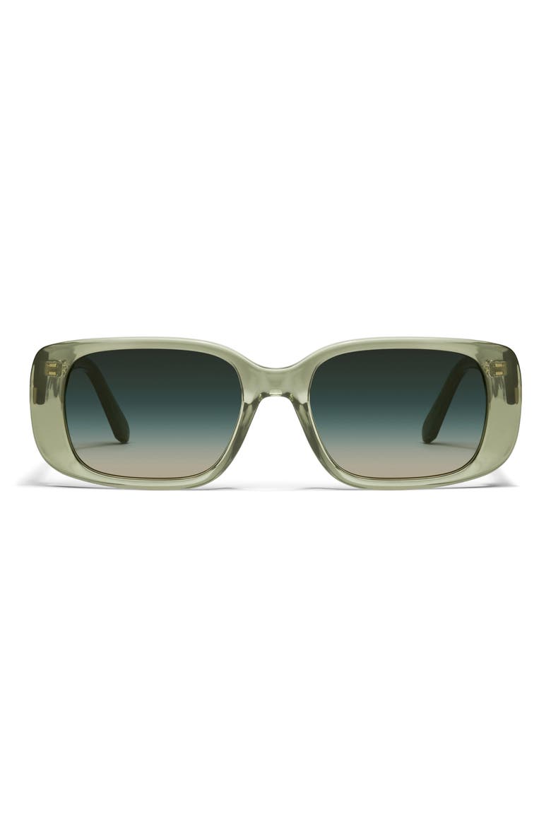 53mm Karma Square Gradient Sunglasses, Main, color, MOSS/ PALM TAUPE