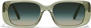 QUAY 53mm Karma Square Gradient Sunglasses