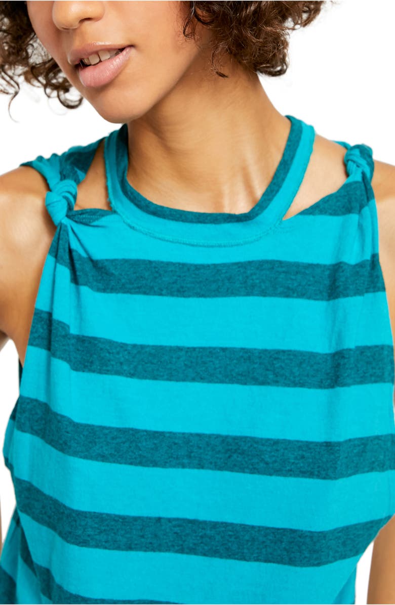 Free People The Twist Stripe Tank, Alternate, color, 