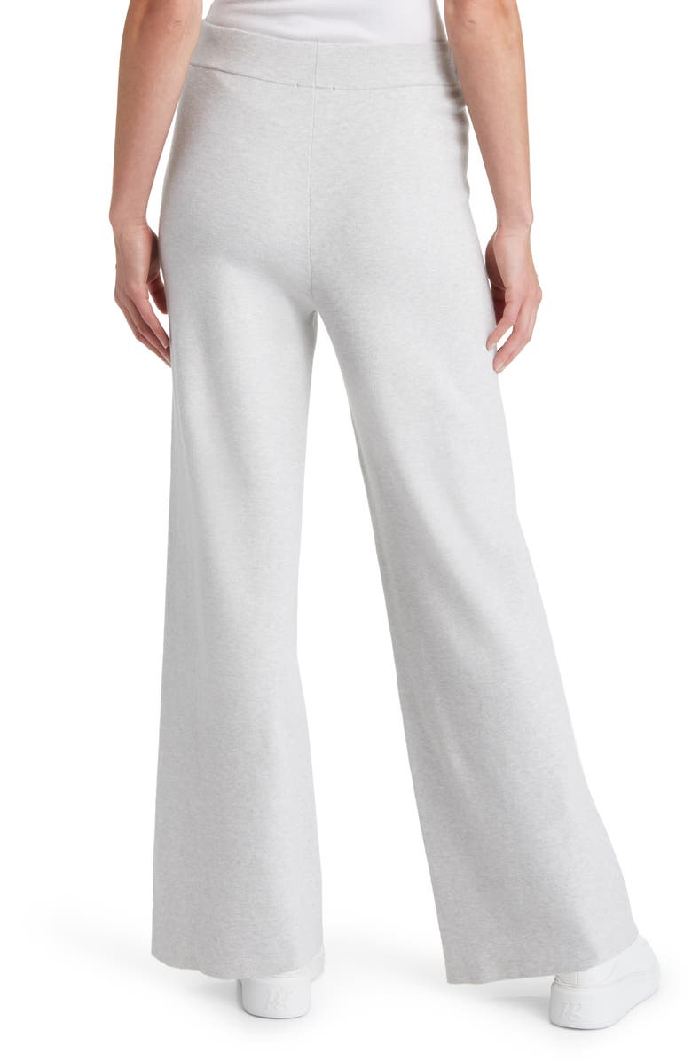 Rails Krista Knit Wide Leg Pants, Alternate, color, Light Heather Grey