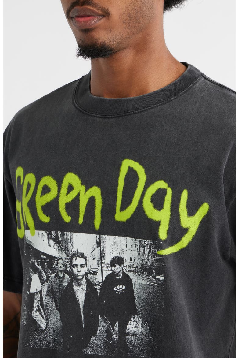 Green Day Photo Graphic T-Shirt, Alternate, color, BLACK
