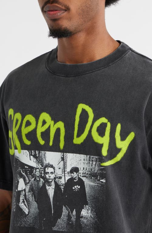 Id Supply Co Green Day Photo Graphic T-shirt In Black