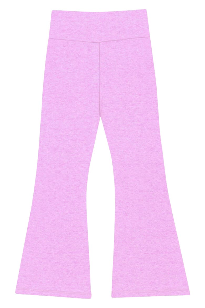 Kids' Soft Luxe Flare Leggings, Main, color, CANDY PINK