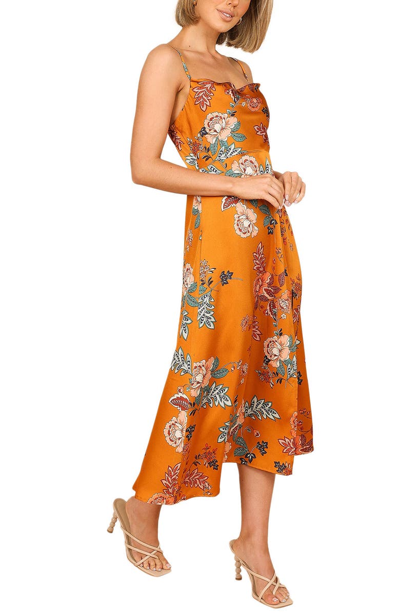 Petal & Pup Alejandra Floral Print Midi Dress, Alternate, color, 