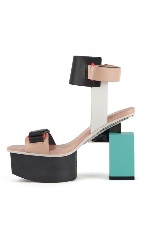 United Nude Cubist Sandal In Black