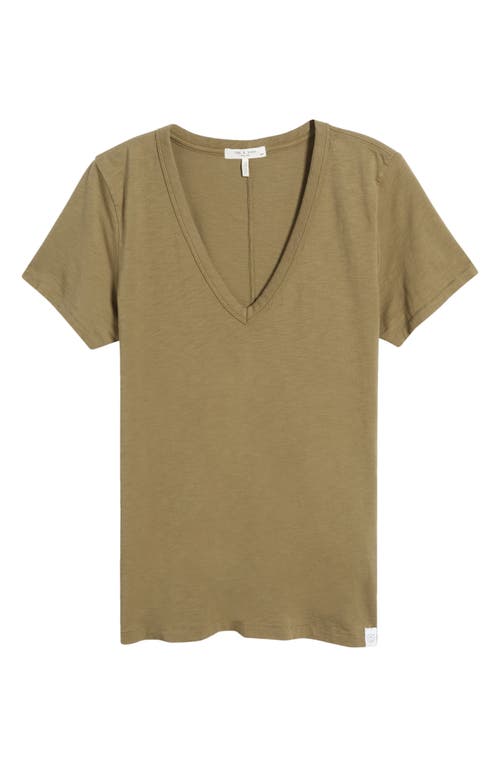 Rag & Bone The Vee Slub Cotton T-shirt