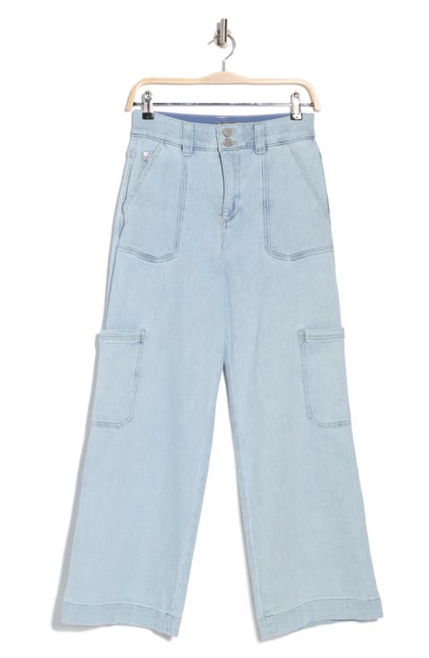 High Waist Wide Leg Carpenter Jeans (Petite)