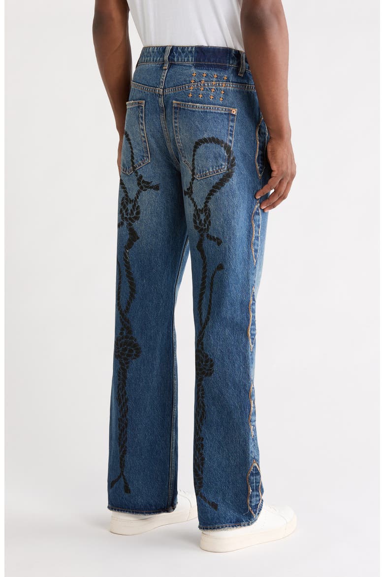 Roped Doubledown Bronko Jeans, Alternate, color, DENIM