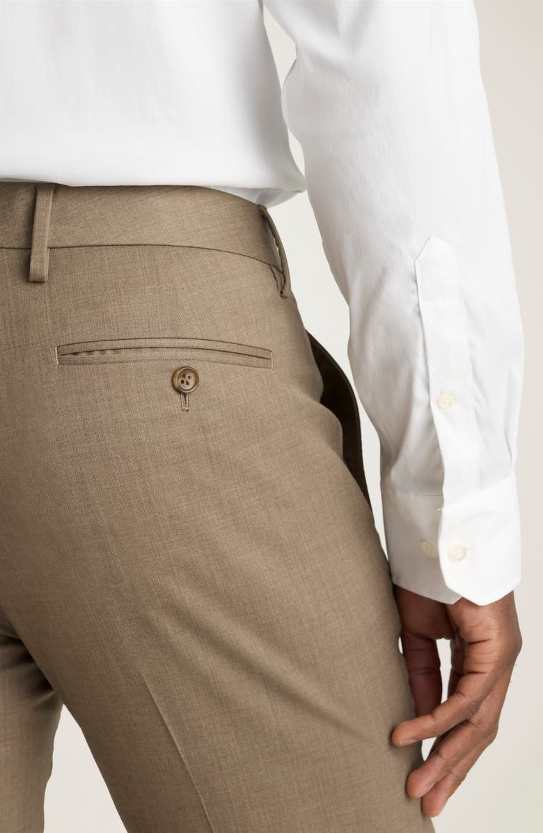 Bonobos Jetsetter Stretch Wool Suit Pants, Alternate, color, Tan