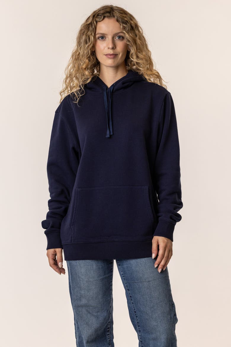 Organic Cotton Pullover Hoodies, Alternate, color, Navy Blue