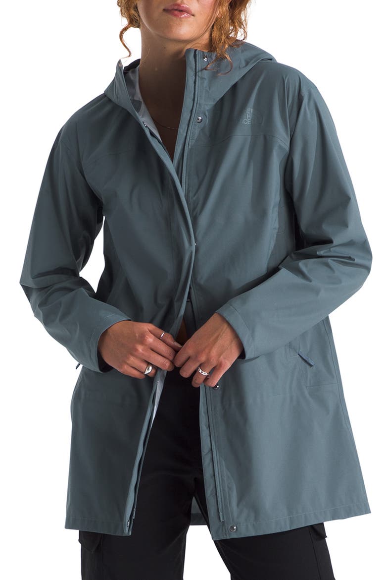 Voyage Rain DRYVENT™ 3L Hooded Parka, Main, color, GRANITE GREY