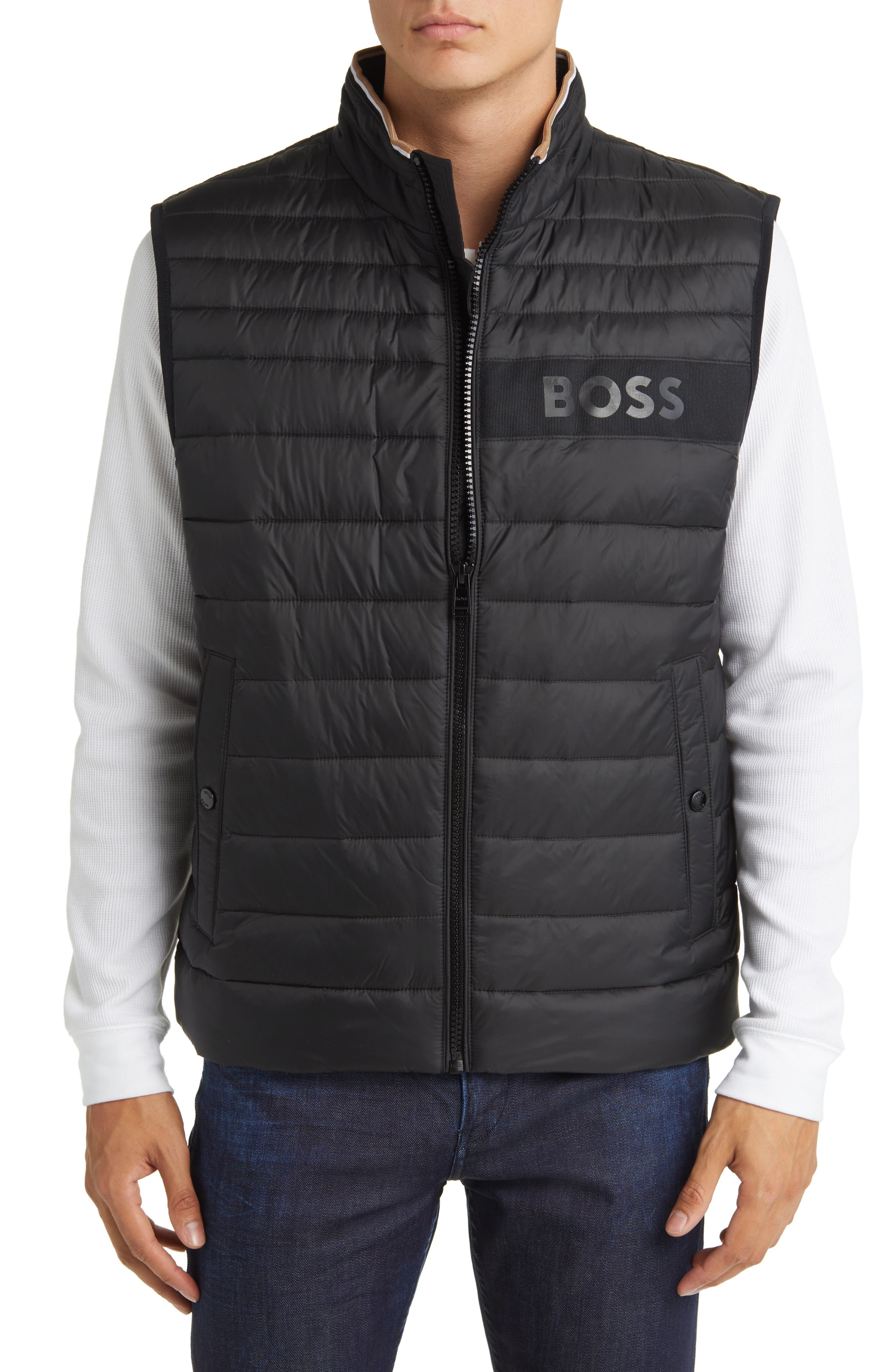 HUGO Darolan Water Repellent Quilted Vest