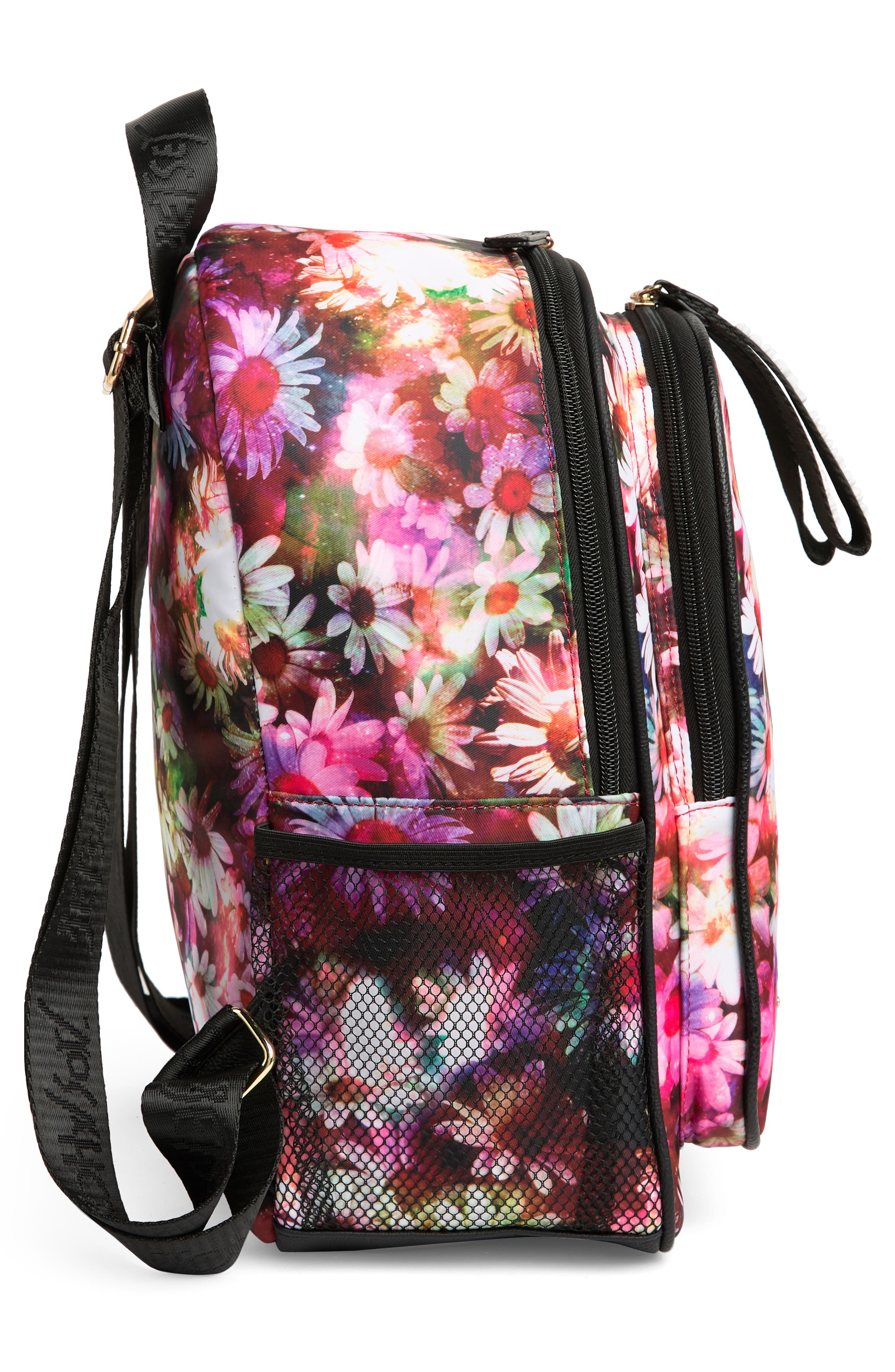 Betsey Johnson Printed Nylon Backpack, Alternate, color, 